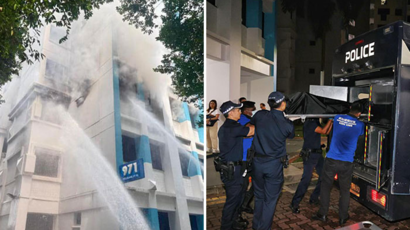 Three Dead in Hougang Flat Fire, Rescue Operations Underway